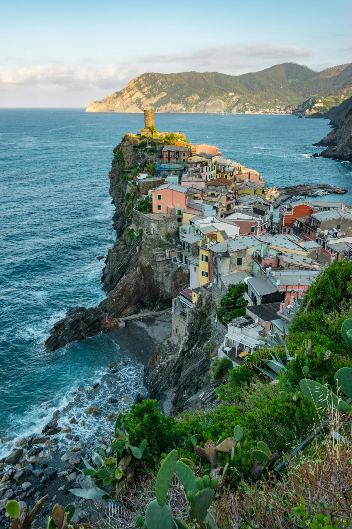 Vernazza on the Ligurian coast