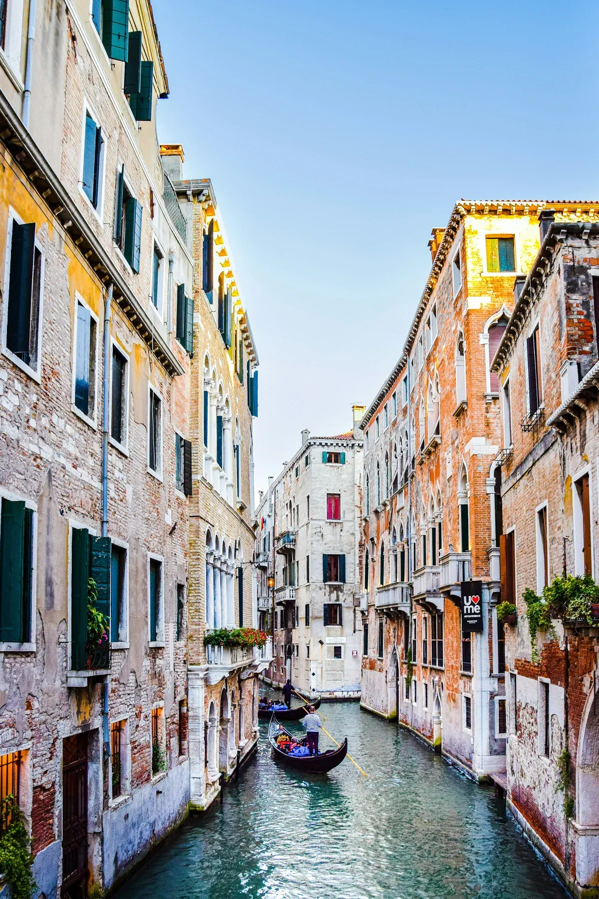 A quiet canal in Venice